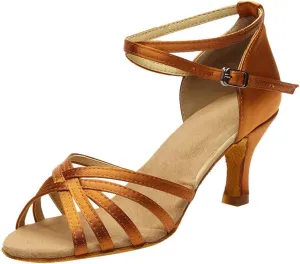 Ankle Strap Kitten Heel Womens Heel Sandals Buckle Crisscross Women's Heeled Sandals Women Heeled Sandals