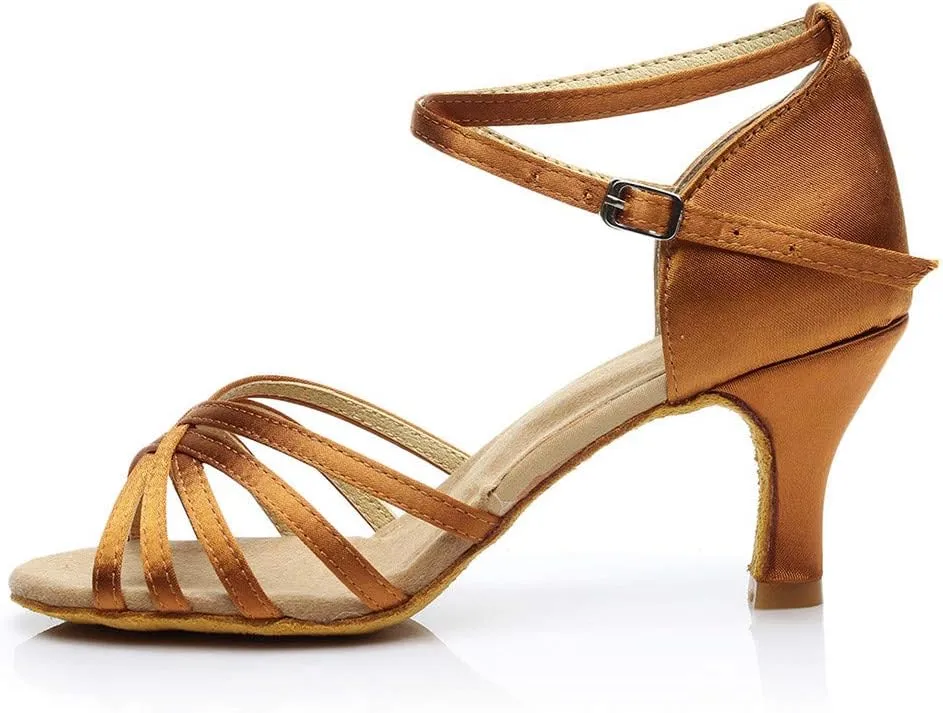 Ankle Strap Kitten Heel Womens Heel Sandals Buckle Crisscross Women's Heeled Sandals Women Heeled Sandals