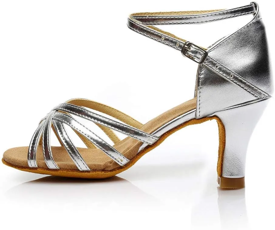 Ankle Strap Kitten Heel Womens Heel Sandals Buckle Crisscross Women's Heeled Sandals Women Heeled Sandals