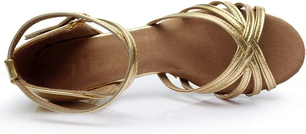 Ankle Strap Kitten Heel Womens Heel Sandals Buckle Crisscross Women's Heeled Sandals Women Heeled Sandals