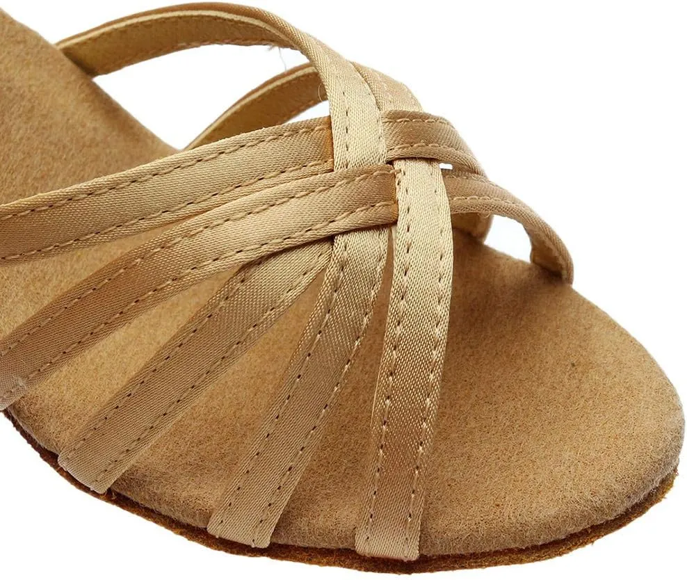Ankle Strap Kitten Heel Womens Heel Sandals Buckle Crisscross Women's Heeled Sandals Women Heeled Sandals