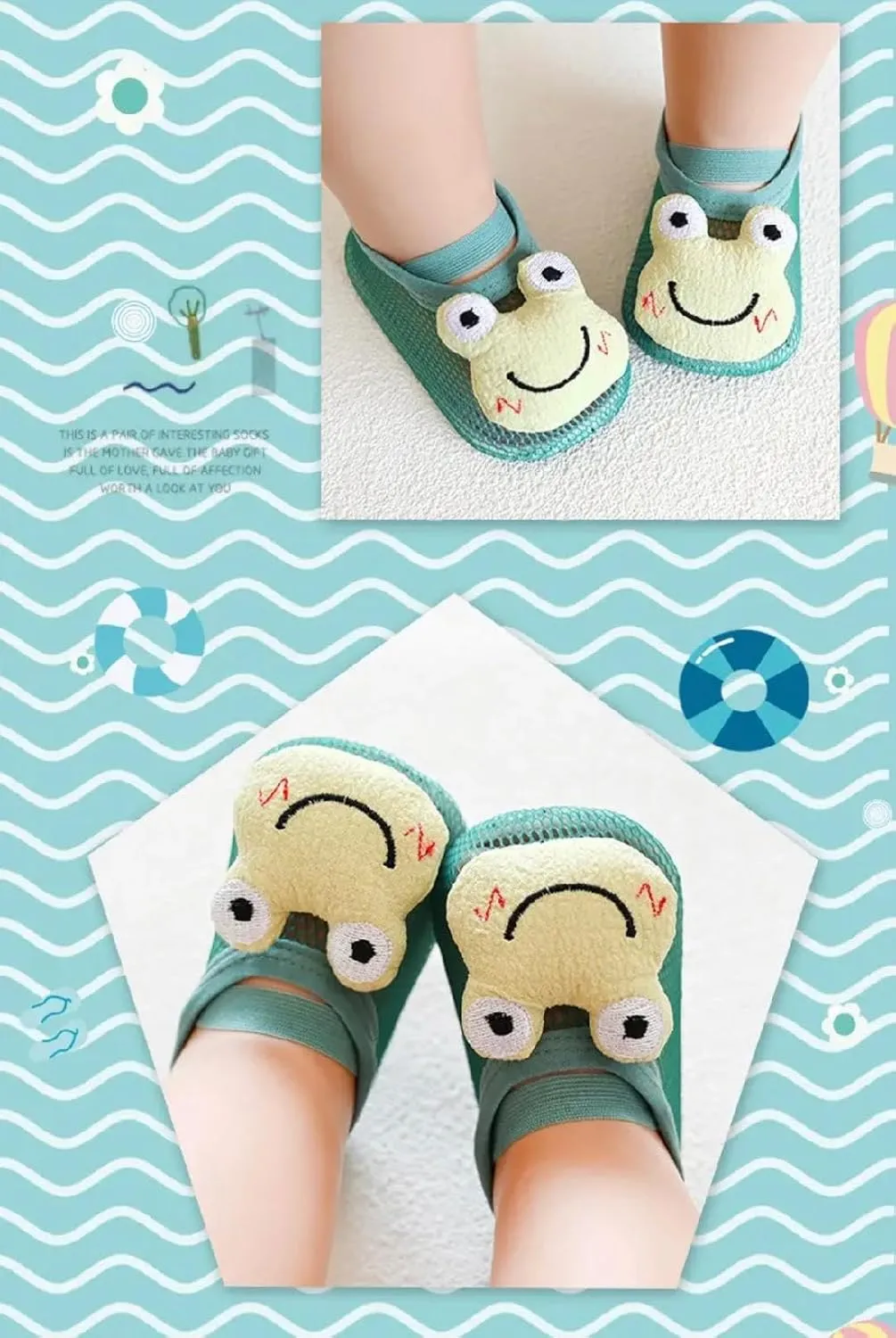 Anti-Slip Breathable Baby Slippers