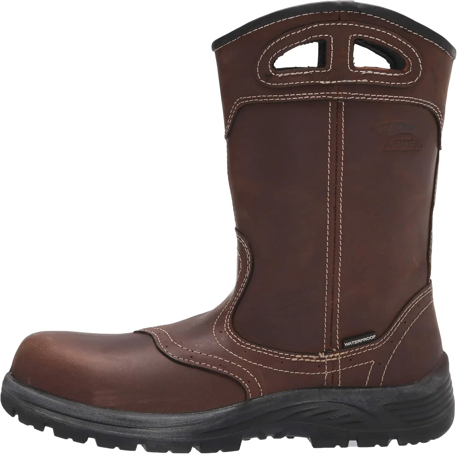 Avenger Work Boots Women's Framer Wellington 10" Composite Toe Waterproof Slip Resistant Pull on Work Boots