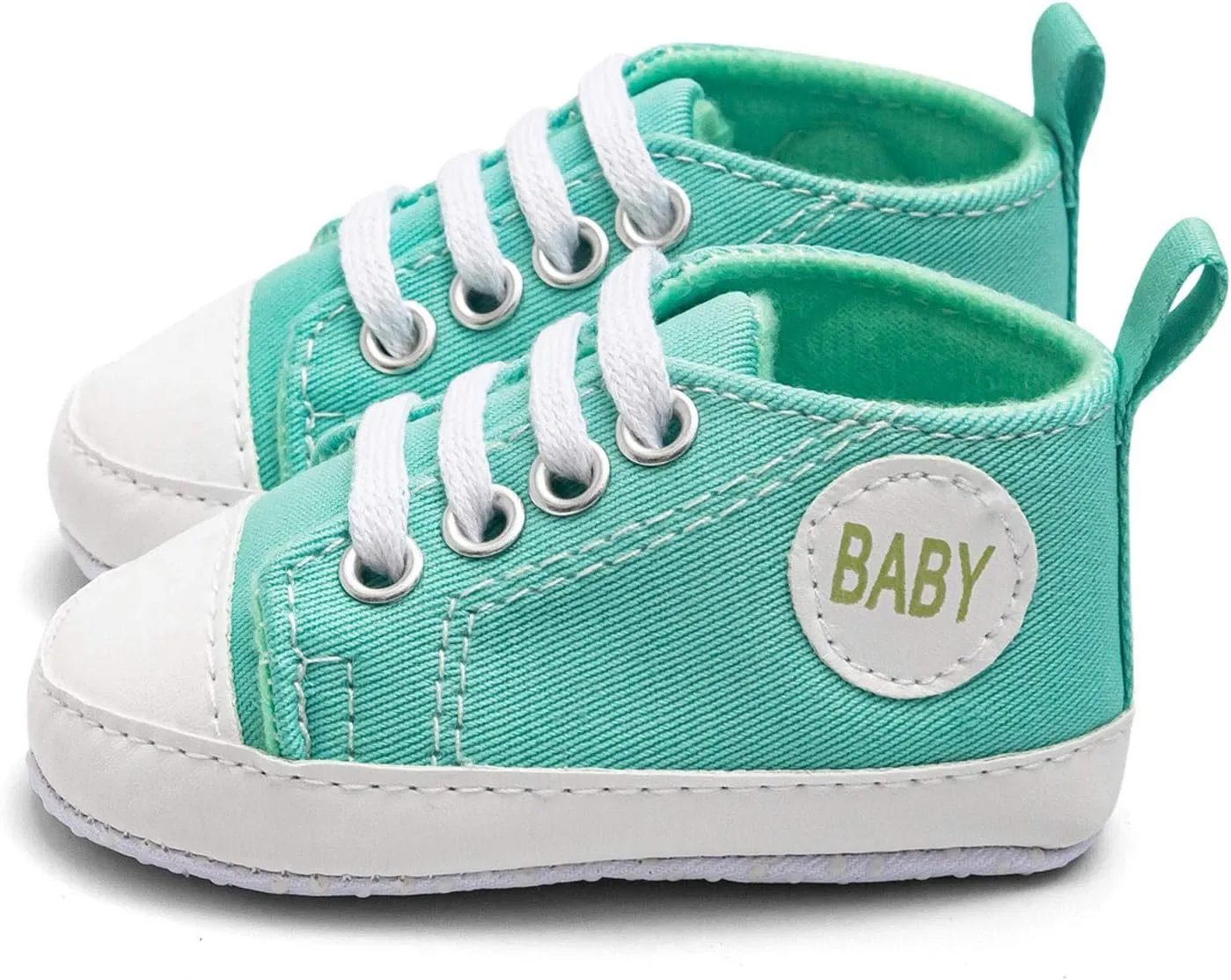 Baby Boys Girls Lace-Up Flat Sneaker Toddler Soft Breathable Cozy Non Slip Sport Shoes First Walking Fashion Shoes
