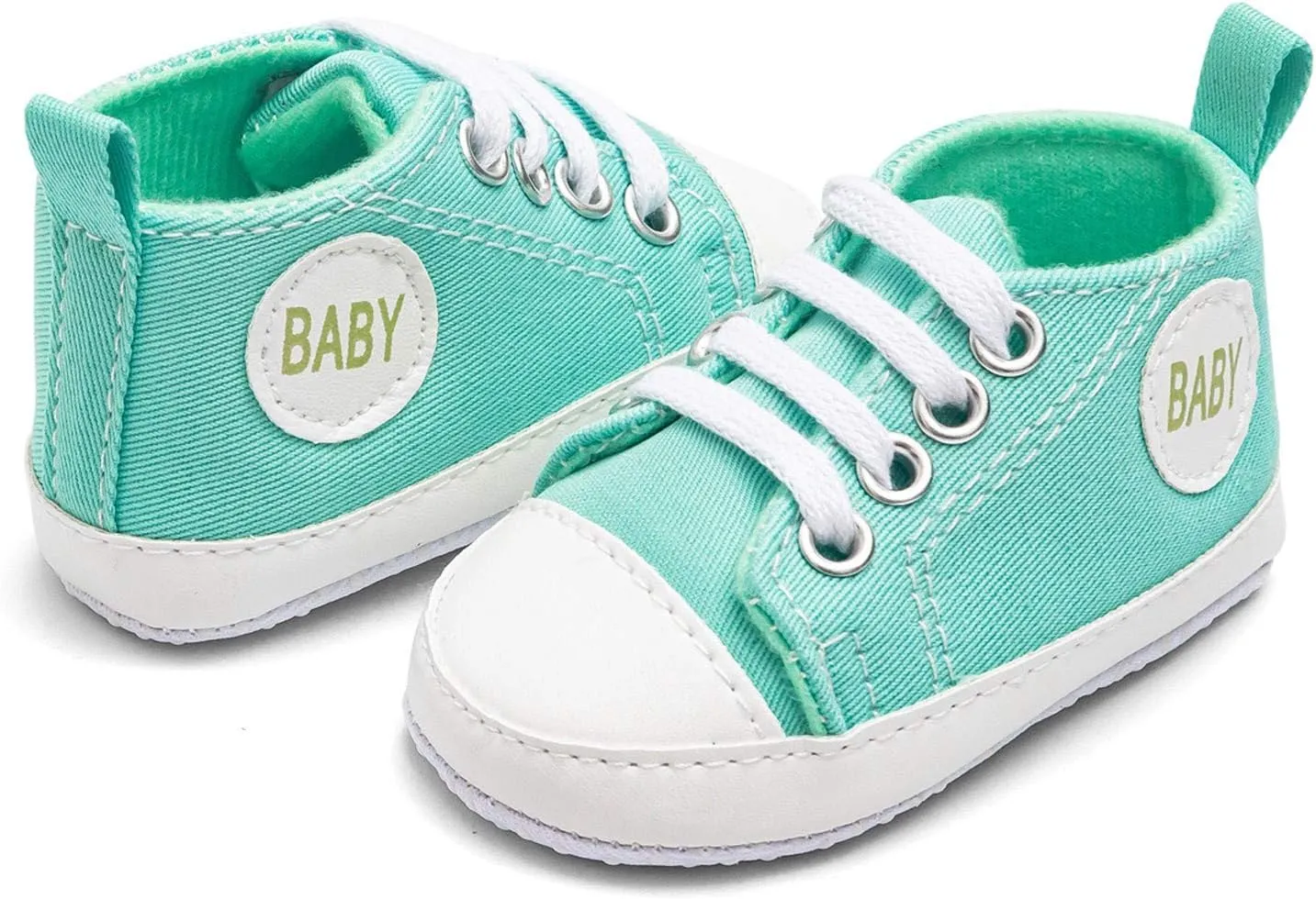Baby Boys Girls Lace-Up Flat Sneaker Toddler Soft Breathable Cozy Non Slip Sport Shoes First Walking Fashion Shoes