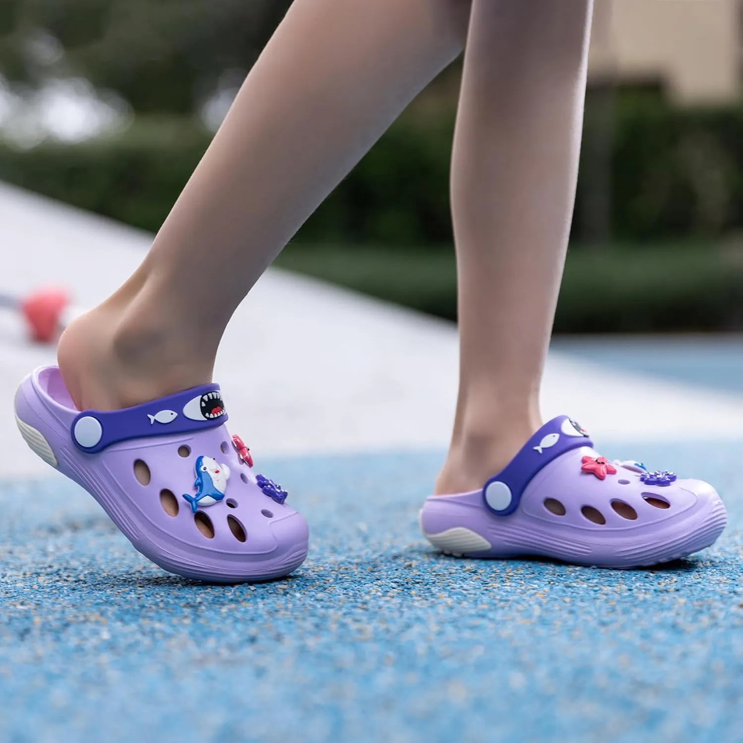 Beach Vacation Essentials Clogs for Toddler Kids Cute Cartoon Garden Water Shower Shoes Slides Slippers Pool Sandals Gifts for Boys Girls