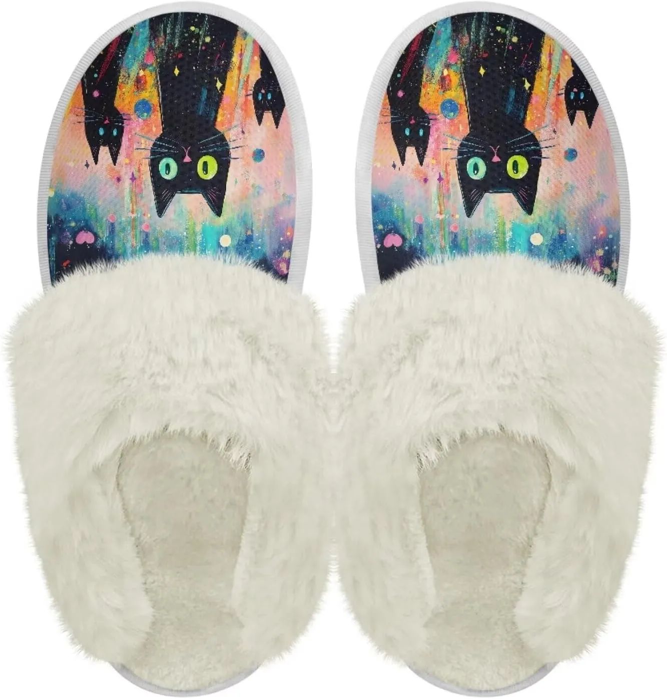 Binienty Bedroom Slippers for Women Men Indoor Outdoor Anti Slip Lightweight