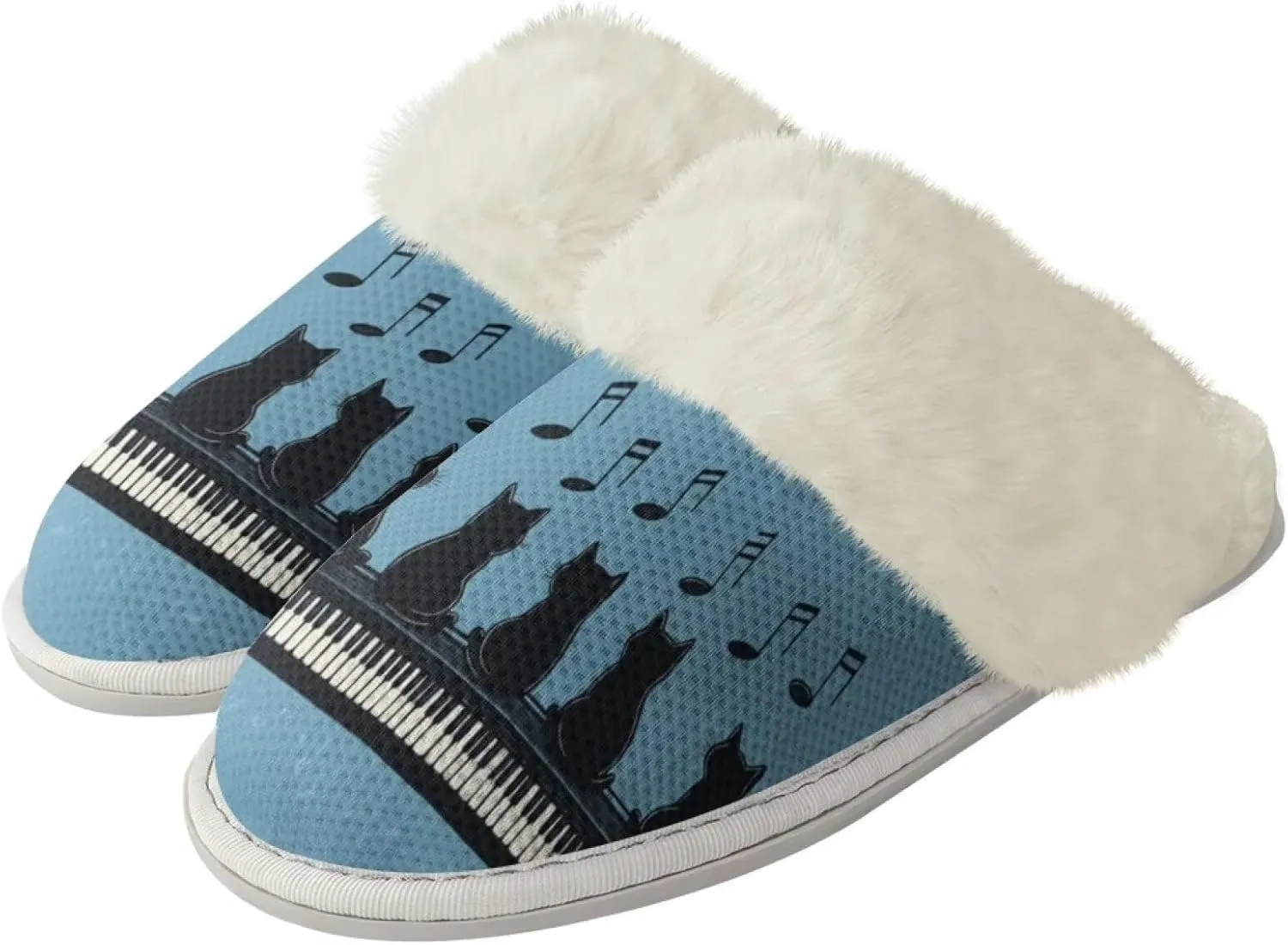 Binienty Bedroom Slippers for Women Men Indoor Outdoor Anti Slip Lightweight