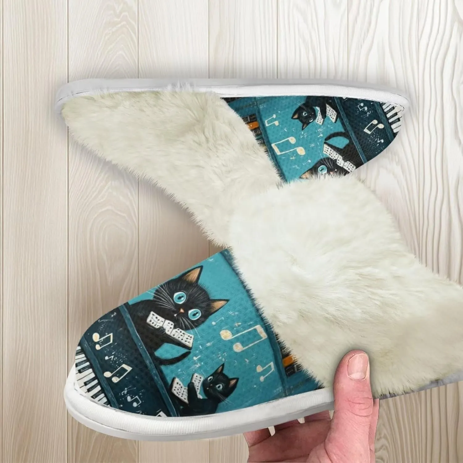 Binienty Bedroom Slippers for Women Men Indoor Outdoor Anti Slip Lightweight