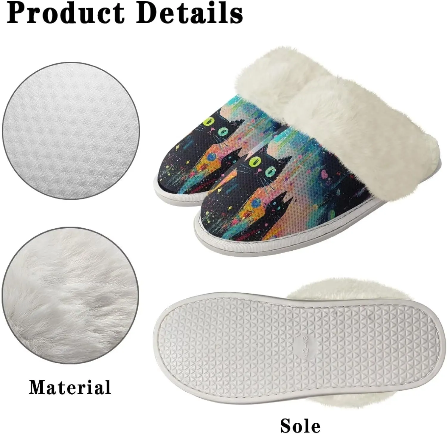Binienty Bedroom Slippers for Women Men Indoor Outdoor Anti Slip Lightweight