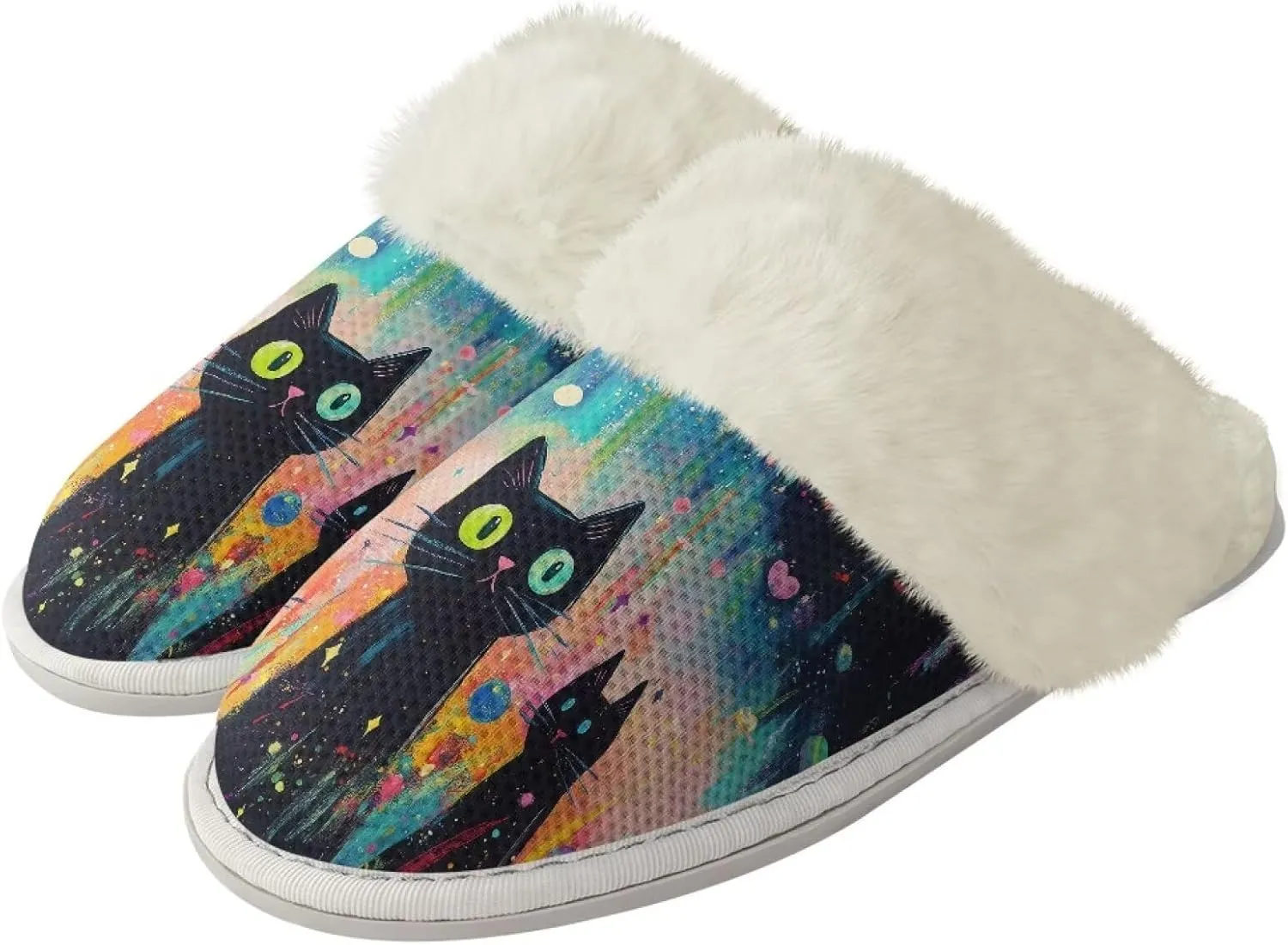 Binienty Bedroom Slippers for Women Men Indoor Outdoor Anti Slip Lightweight