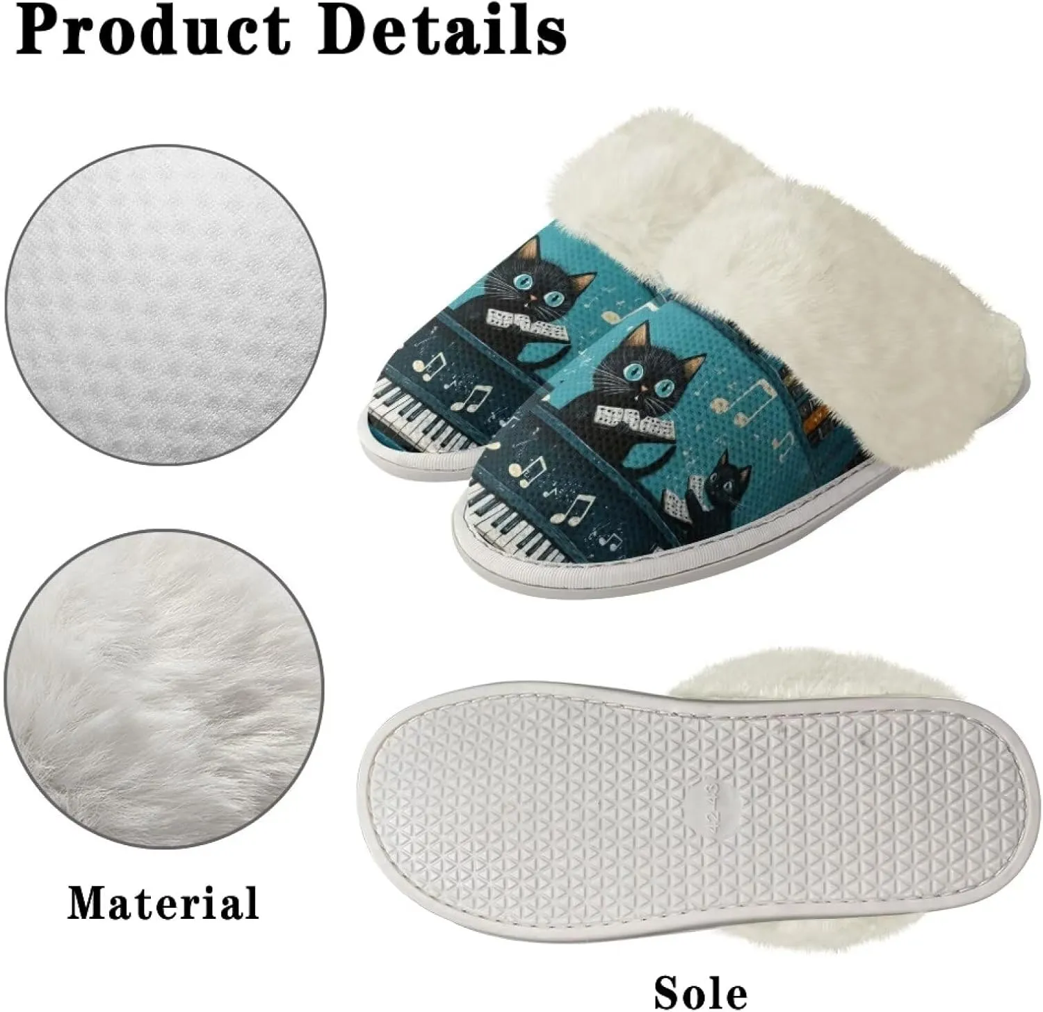 Binienty Bedroom Slippers for Women Men Indoor Outdoor Anti Slip Lightweight