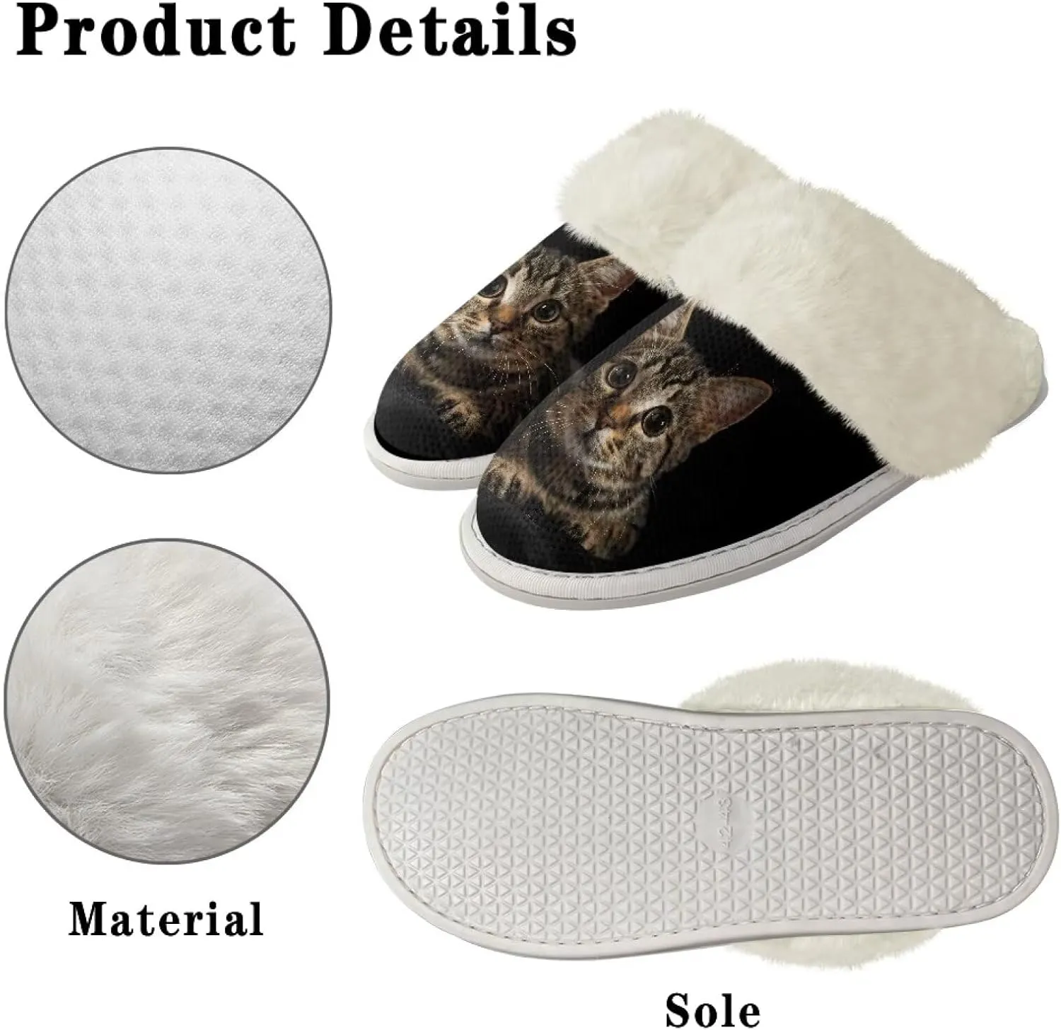Binienty Bedroom Slippers for Women Men Indoor Outdoor Anti Slip Lightweight