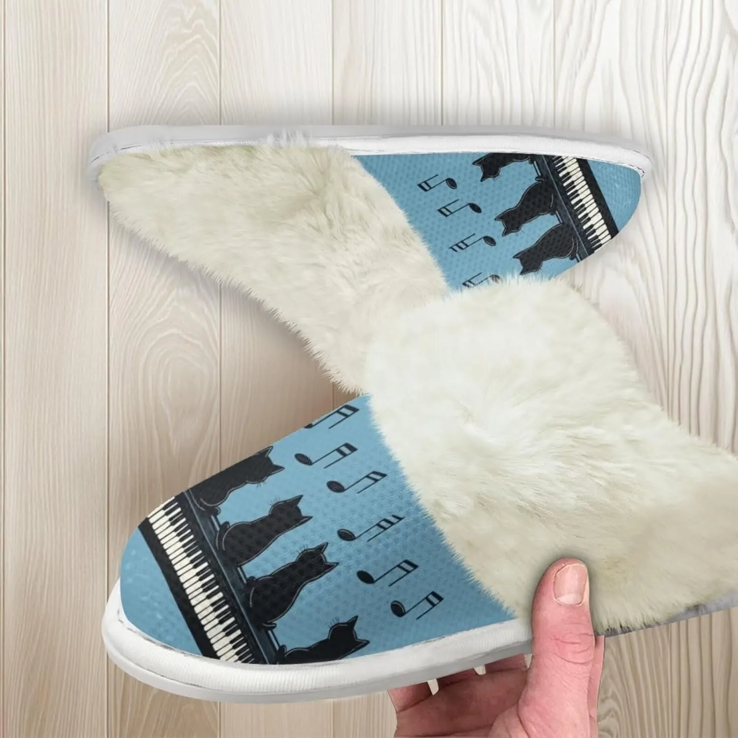 Binienty Bedroom Slippers for Women Men Indoor Outdoor Anti Slip Lightweight