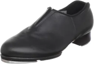 Bloch girls Tap-flex Slip-on Tap dance shoes, Black, 1.5 Little Kid US