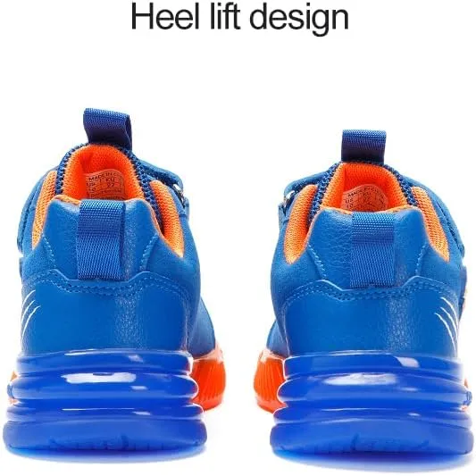 Boys Girls Light Up Dinosaur Shoes Toddler Little Kids Flashing Footwear Lightweight Breathable Children's Sneakers