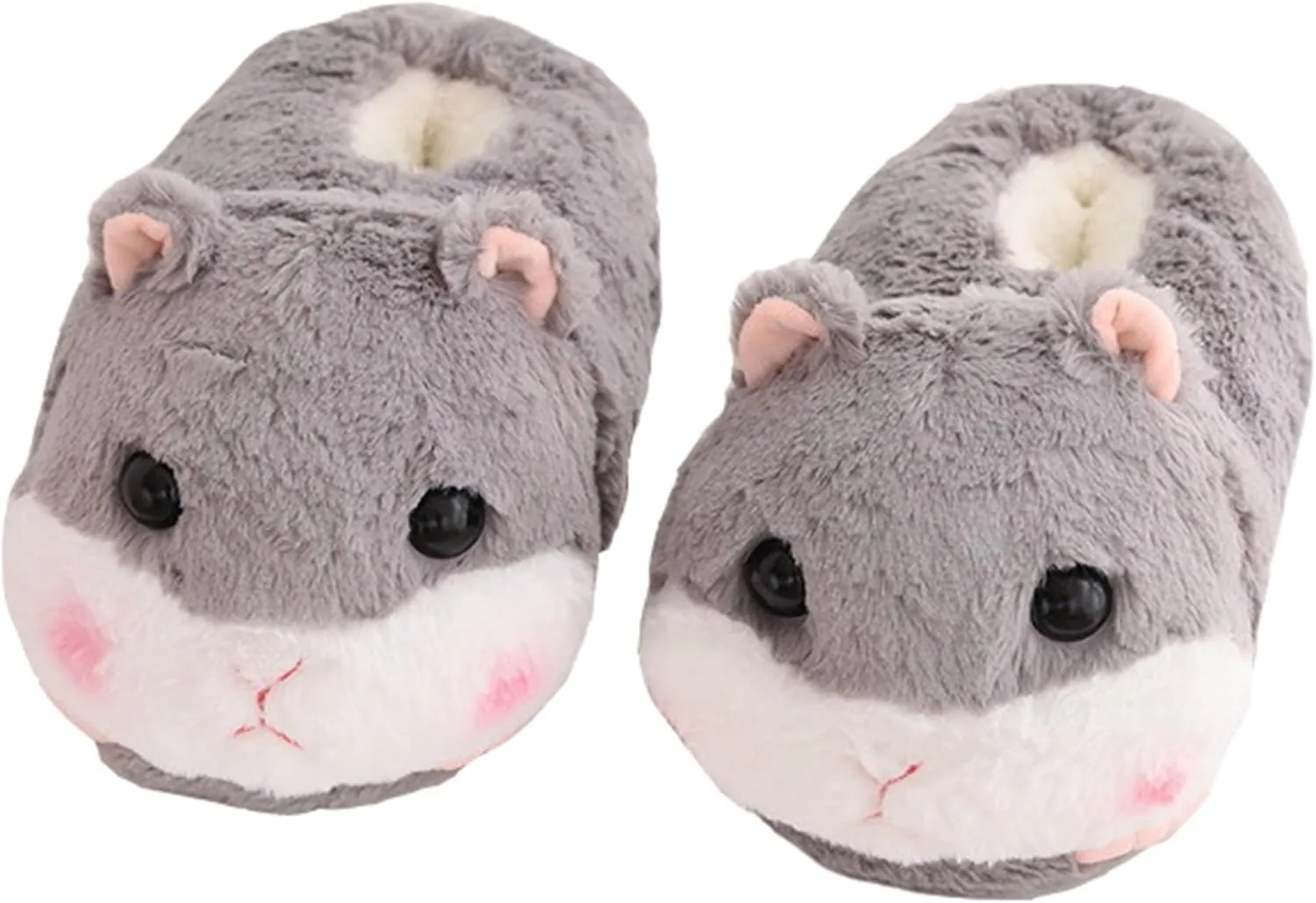 Brand Women's Plush Winter Slippers - Warm, Anti-Slip, Cotton