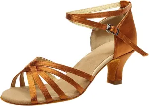 Buckle Kitten Heel Sandals Women Dressy Summer Heels Criss Cross Ankle Strap Heel Sandals for Women Dressy Summer