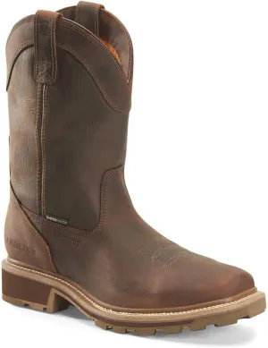 Carolina Boots Girder 11" Composite Toe Waterproof for Men - Durable Leather Work Boot with Slip Resistant Outsole, Dark Brown - 10 D