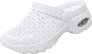 Cathalem Orthopedic Shoes for Women, Air Cushion Slip on Walking Stretch Shoes for Women Wide Width Arch Support
