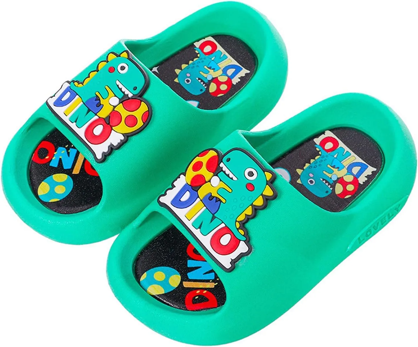 Children Slippers Cartoon Dinosaur Flat Bottom Home Breathable Beach Slippers Toddler Girl Toddler Girl