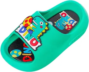 Children Slippers Cartoon Dinosaur Flat Bottom Home Breathable Beach Slippers Toddler Girl Toddler Girl