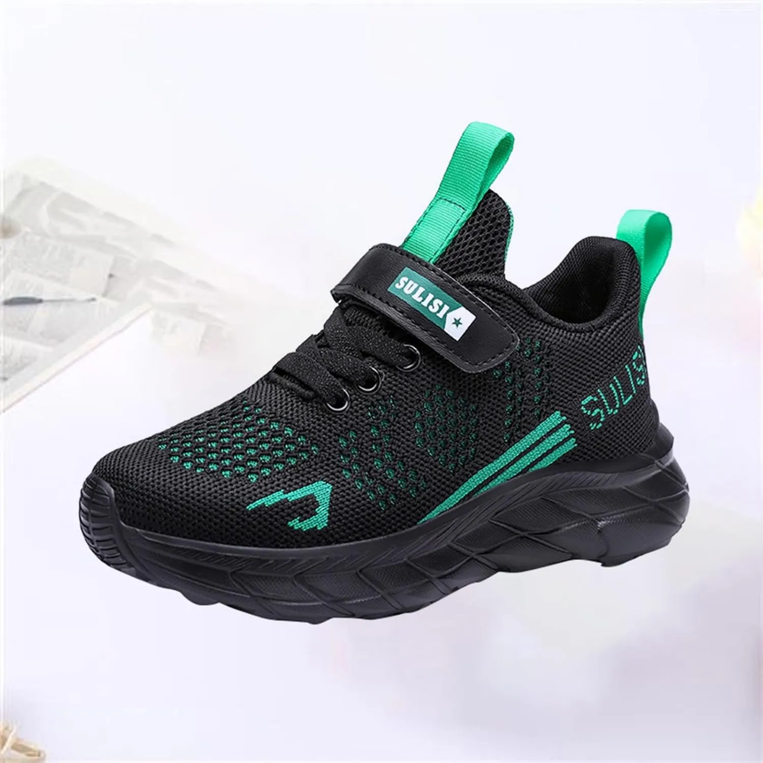 Childrens Mesh Sport Shoes Chunky Open Toe Sneaker Big Kids Boys Girls Outdoor Running Shoes Breathable Light Fashion