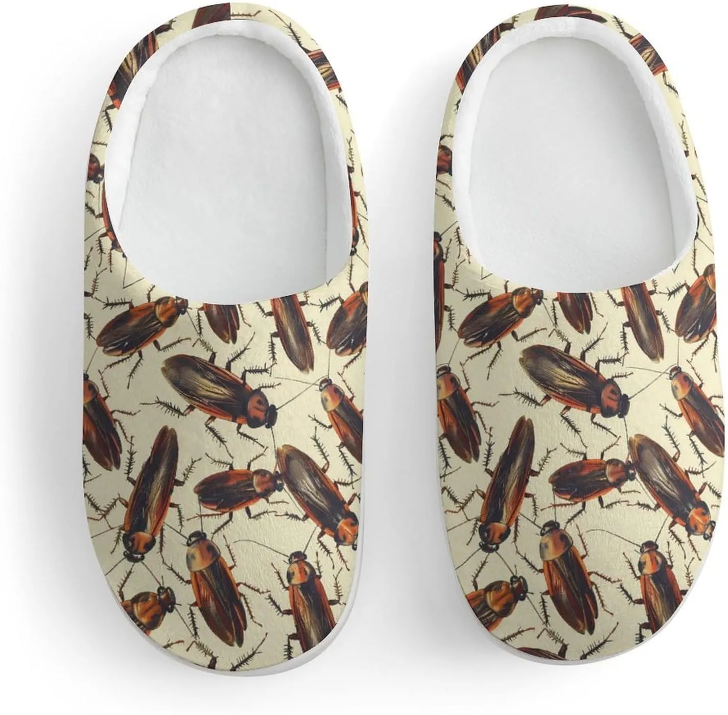 Cockroach Cute Cotton Slippers Anti-slip House Shoe Slipper Indoor Outdoor