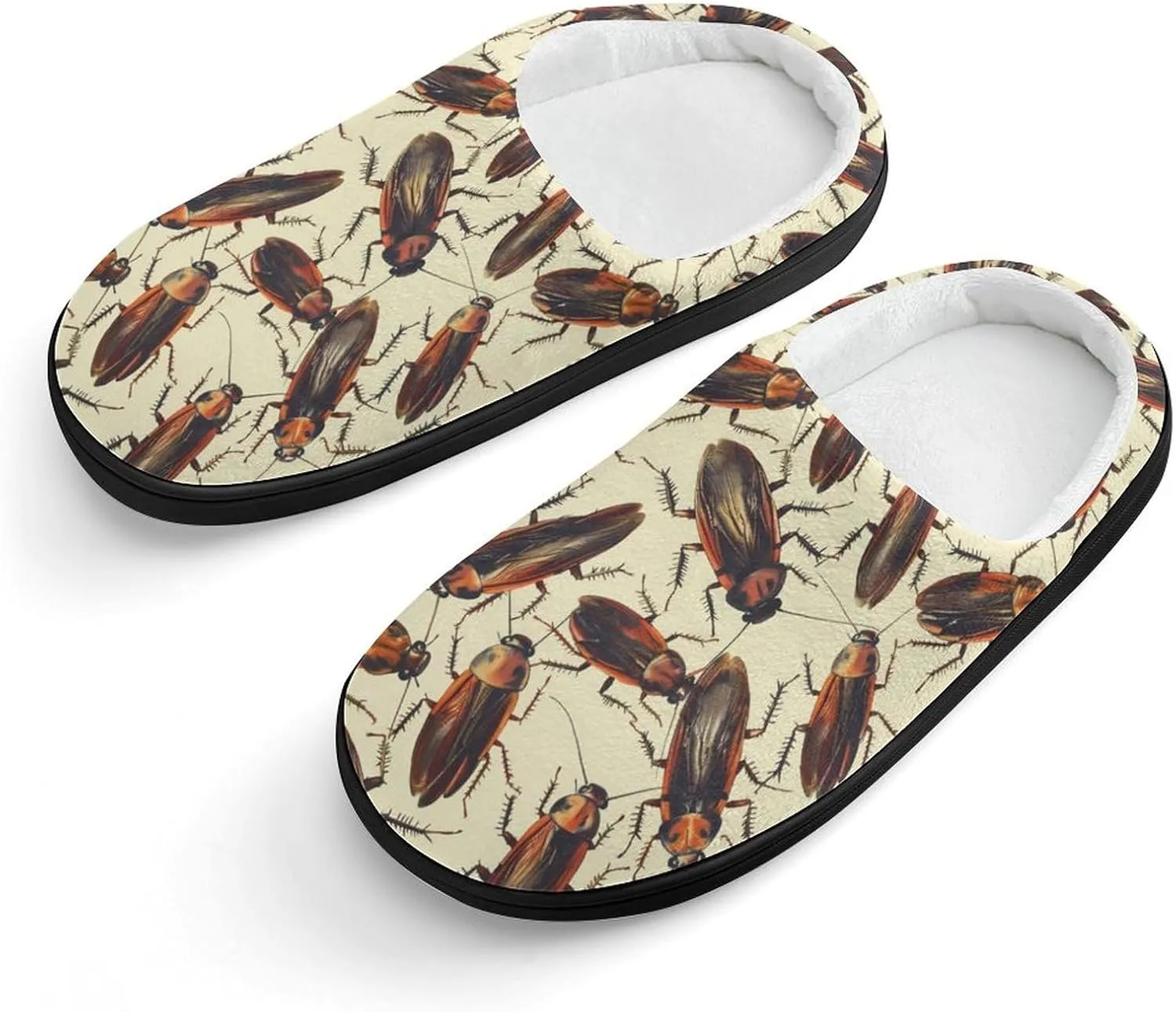 Cockroach Cute Cotton Slippers Anti-slip House Shoe Slipper Indoor Outdoor