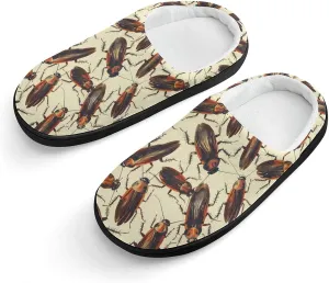 Cockroach Cute Cotton Slippers Anti-slip House Shoe Slipper Indoor Outdoor