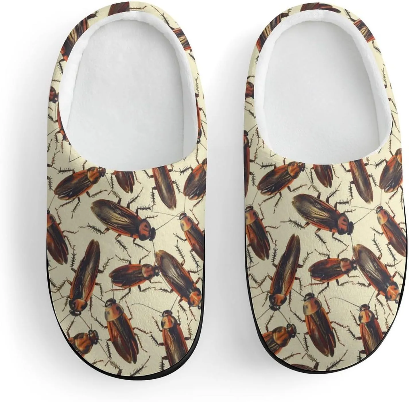 Cockroach Cute Cotton Slippers Anti-slip House Shoe Slipper Indoor Outdoor