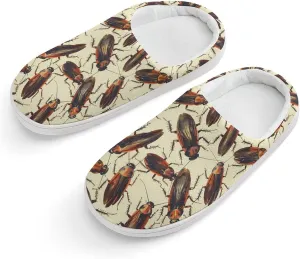 Cockroach Cute Cotton Slippers Anti-slip House Shoe Slipper Indoor Outdoor