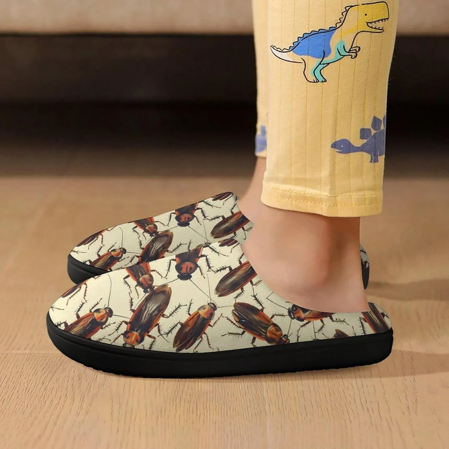 Cockroach Cute Cotton Slippers Anti-slip House Shoe Slipper Indoor Outdoor