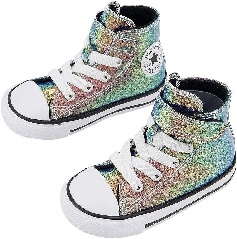 Converse Girl's Chuck Taylor All Star Unicorn Print Velcro High Top Sneaker