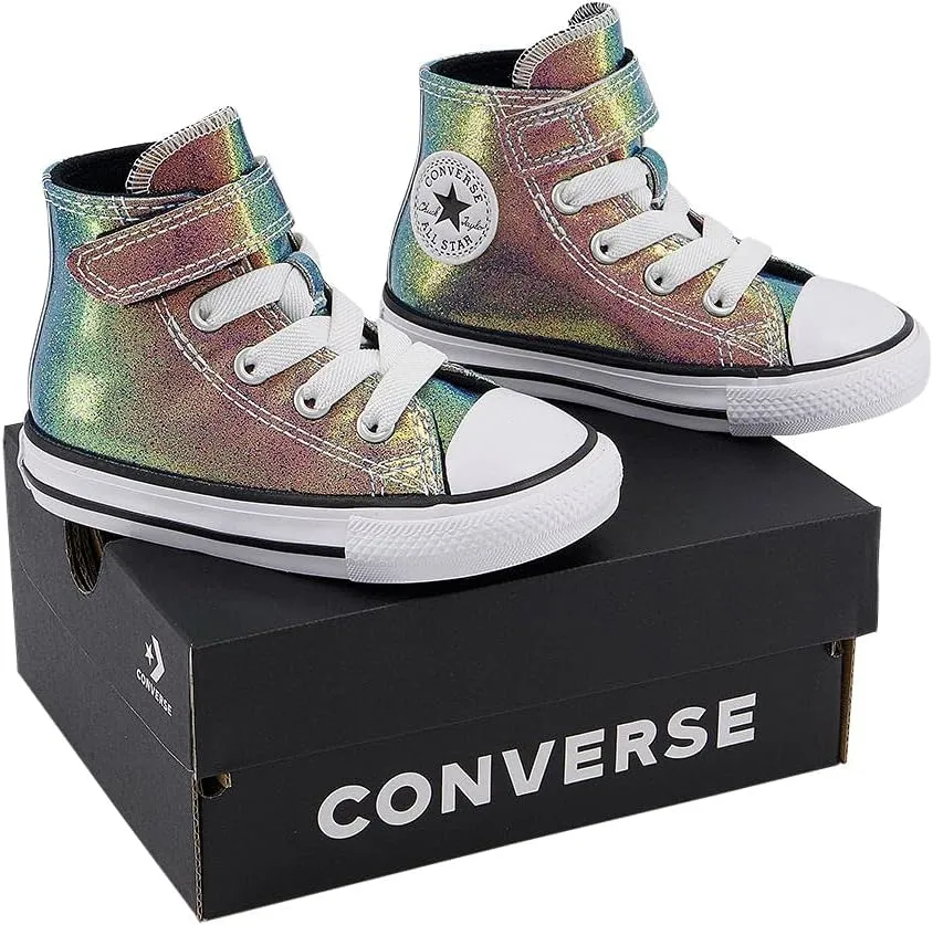 Converse Girl's Chuck Taylor All Star Unicorn Print Velcro High Top Sneaker