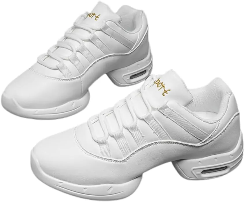 Cushion Lady Girls Modern Breathable Air Cushion Split Sole Athletic Walking Dance Shoes Lightweight Practice Professional Performance Dance Shoes
