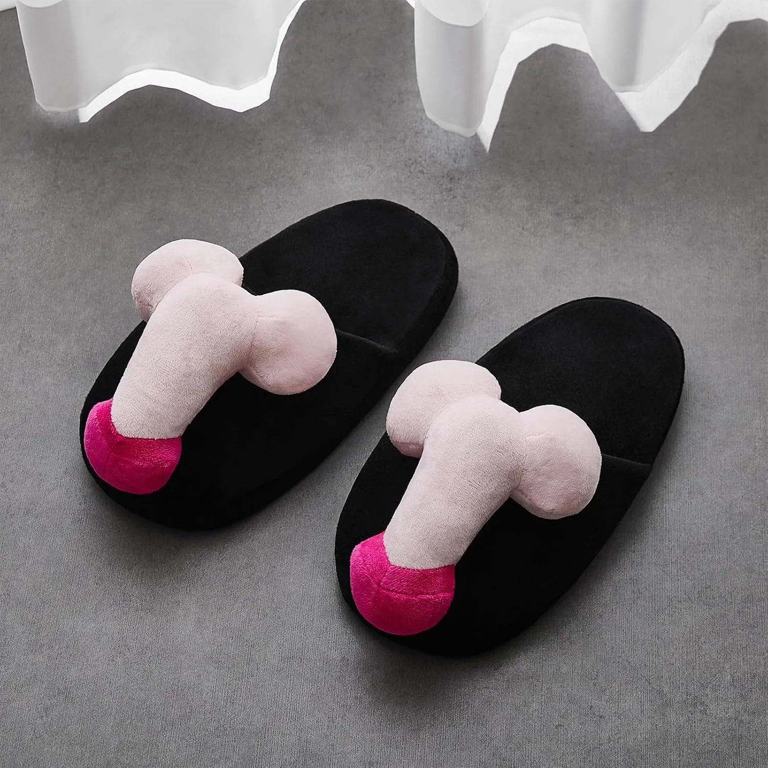 DSORVICD Funny Novelty Slippers - Anti Slip House Slippers for Women & Men
