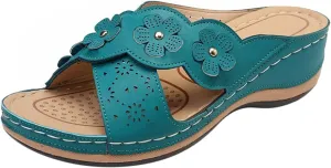 Fashion Slides Sandals for Women Open Toe Arch Support Slides Fashion Slippers Women's Pillow Slippers
