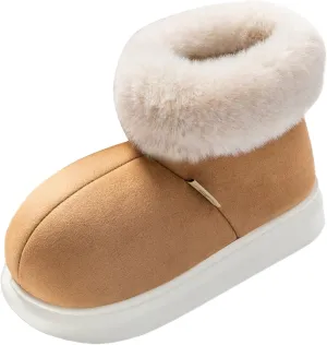 Fuzzy Slippers for Women Soft Warm House Shoes with Memory Foam Micro Warm Home Shoes for Indoor & Outdoor