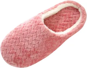 Gibobby Slippers for Women Fuzzy Fluffy Christmas Slippers Warm Cozy House Slippers Slip-on Indoor Outdoor Slippers