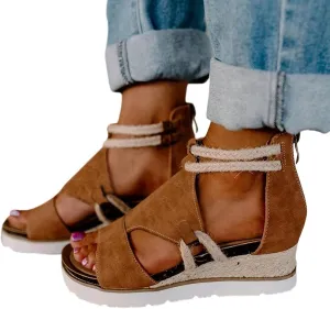 Gibobby Womens Sandals,Womens Summer Crystal Open Toe Flip Flops Shoes Flat Strappy Sandals Comfort Ladies Sandals
