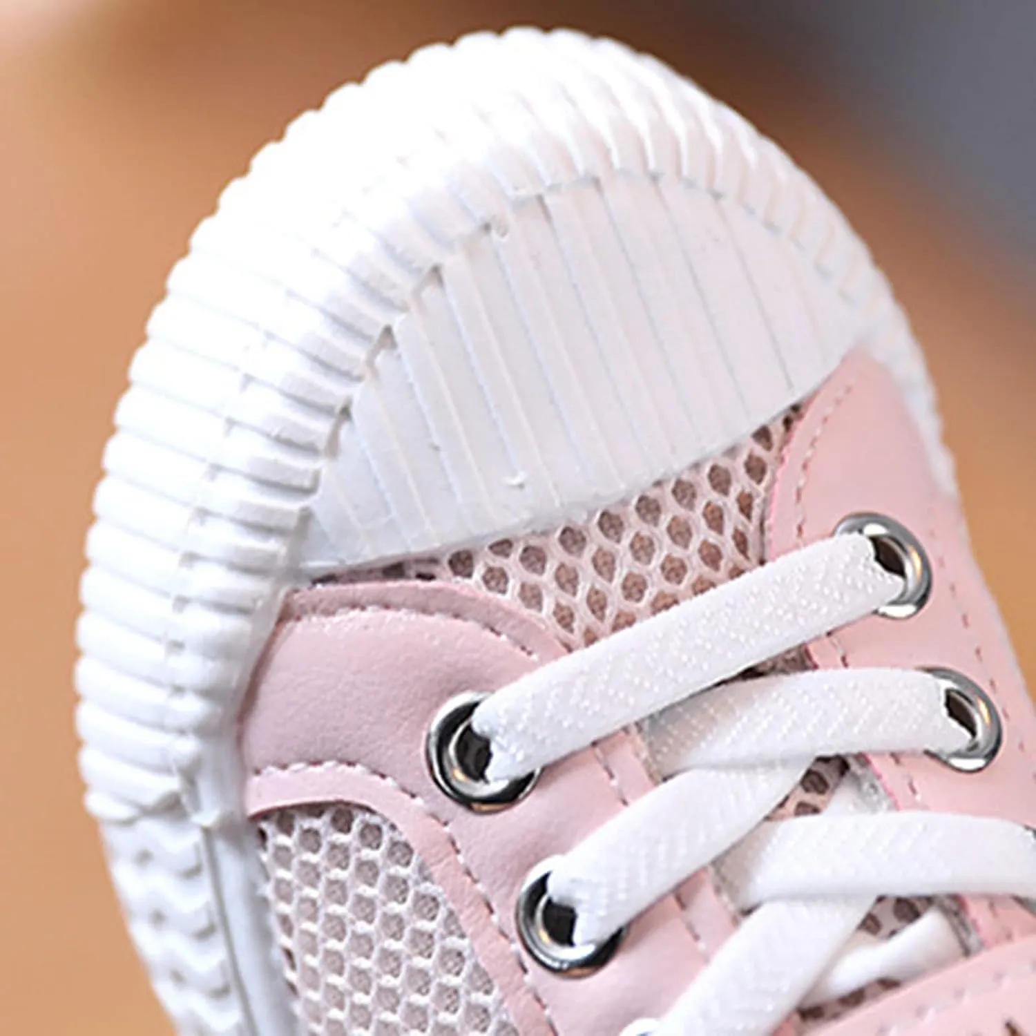 Girls Kids Flat Non Slip Sneaker Ankle Hook and Loops Shoelaces Outdoor Running Sport Shoes Kids Girl Mesh Breathable