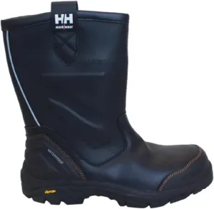 Helly Hansen Men's Bergen Slip Resistant Waterproof Wellington Work Boots - Composite Toe - Black