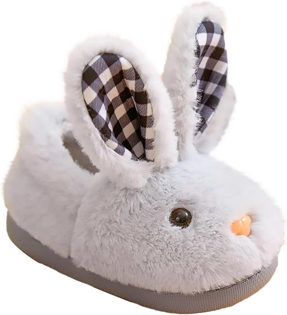 Infant Toddler Cute Autumn And Winter Girls Slippers Flat Bottom Soft Warm And Comfortable Solid Girls Slippers