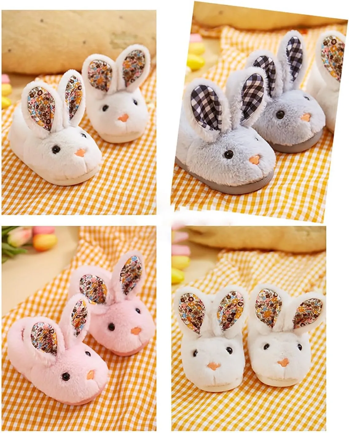 Infant Toddler Cute Autumn And Winter Girls Slippers Flat Bottom Soft Warm And Comfortable Solid Girls Slippers