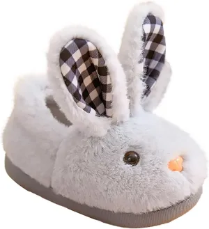 Infant Toddler Cute Autumn And Winter Girls Slippers Flat Bottom Soft Warm And Comfortable Solid Girls Slippers