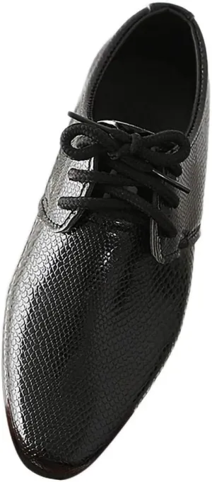 Kids Lace Leather Sneakers Toddler Boys School Uniform Formal Dance Shoes Summer Casual Non Slip Ankle Lightweight Shoes