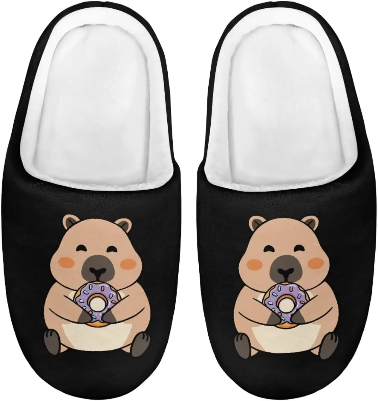 Kids Slippers Anti-slip Plush Slippers Cozy House Slippers Winter Bedroom Slippers for Home