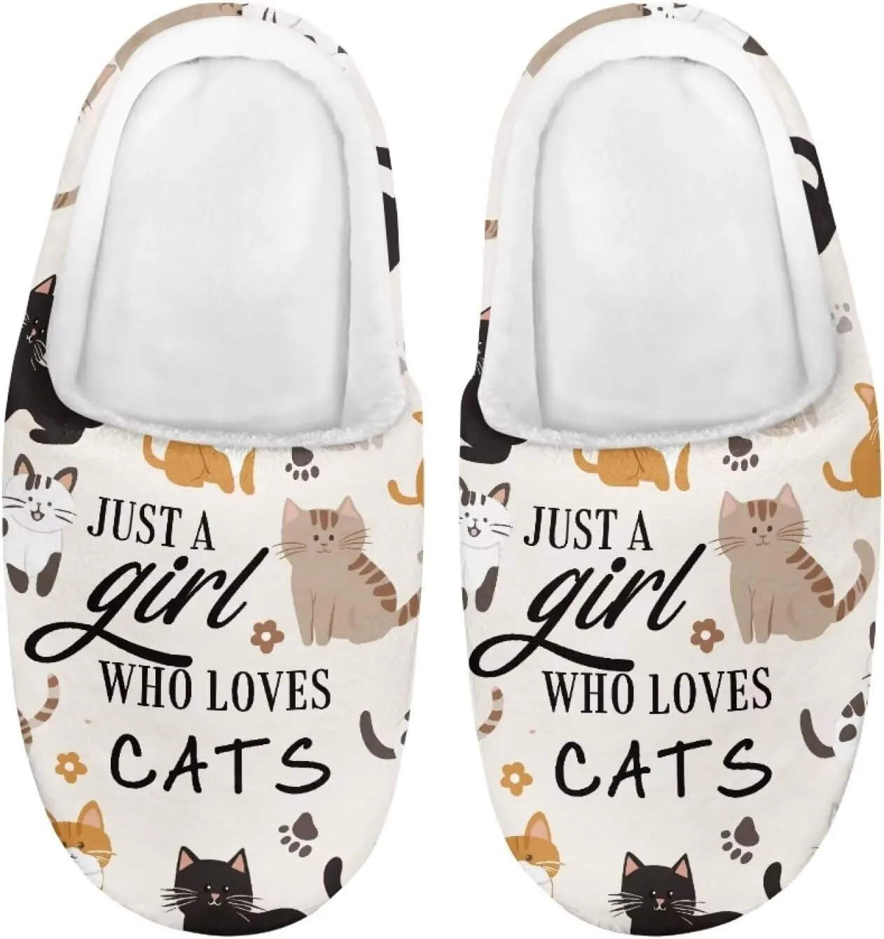Kids Slippers Anti-slip Plush Slippers Cozy House Slippers Winter Bedroom Slippers for Home