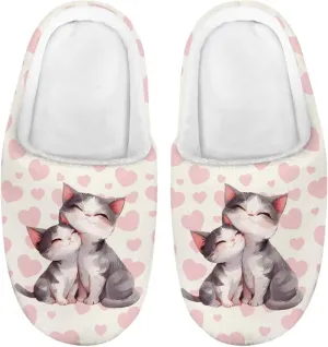Kids Slippers Anti-slip Plush Slippers Cozy House Slippers Winter Bedroom Slippers for Home